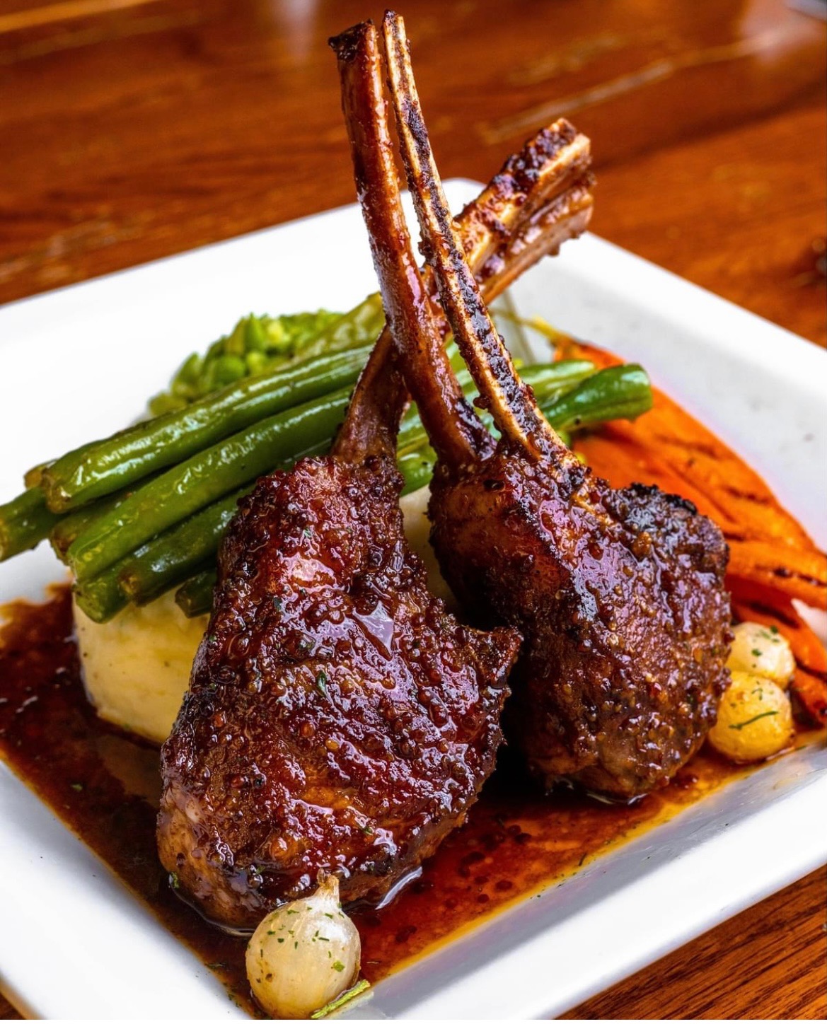 lamb chop dinner