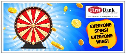 Logo Sponsor 1st Bank Spinning Wheel